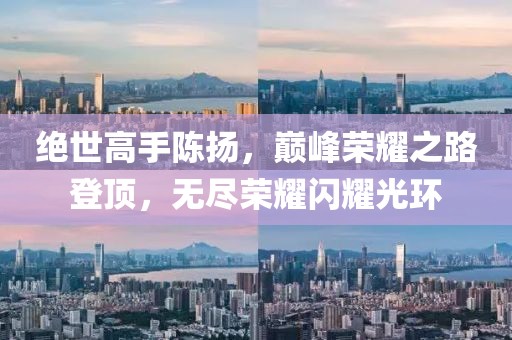 絕世高手陳揚(yáng)，巔峰榮耀之路登頂，無盡榮耀閃耀光環(huán)
