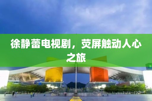 徐靜蕾電視劇，熒屏觸動(dòng)人心之旅