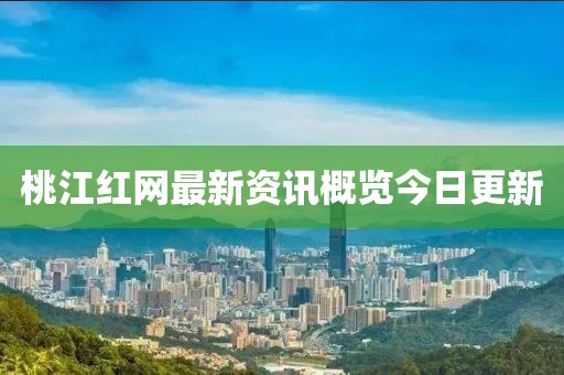 桃江紅網(wǎng)最新資訊概覽今日更新