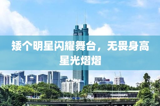 矮個(gè)明星閃耀舞臺(tái)，無畏身高星光熠熠