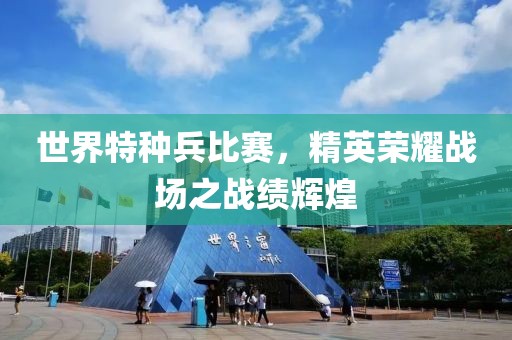 世界特種兵比賽，精英榮耀戰(zhàn)場之戰(zhàn)績輝煌