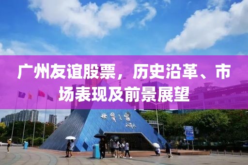 廣州友誼股票，歷史沿革、市場表現(xiàn)及前景展望
