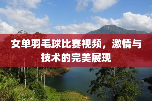 女單羽毛球比賽視頻，激情與技術(shù)的完美展現(xiàn)