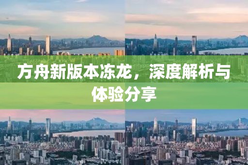 方舟新版本凍龍，深度解析與體驗(yàn)分享