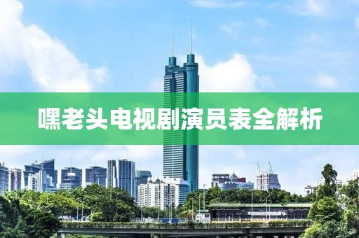嘿老頭電視劇演員表全解析