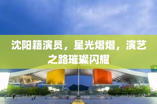 沈陽(yáng)籍演員，星光熠熠，演藝之路璀璨閃耀