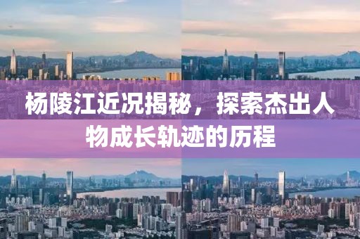 楊陵江近況揭秘，探索杰出人物成長(zhǎng)軌跡的歷程