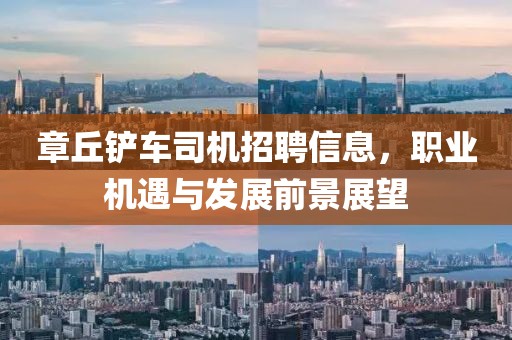 章丘鏟車司機(jī)招聘信息，職業(yè)機(jī)遇與發(fā)展前景展望