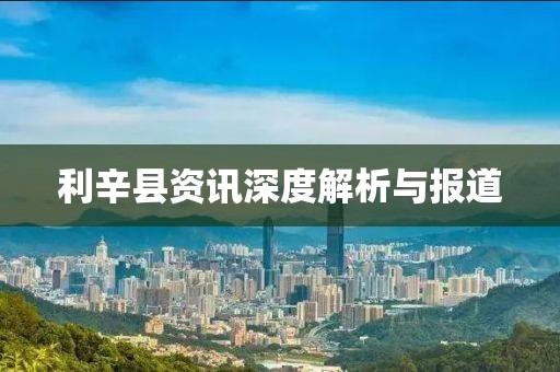 利辛縣資訊深度解析與報(bào)道