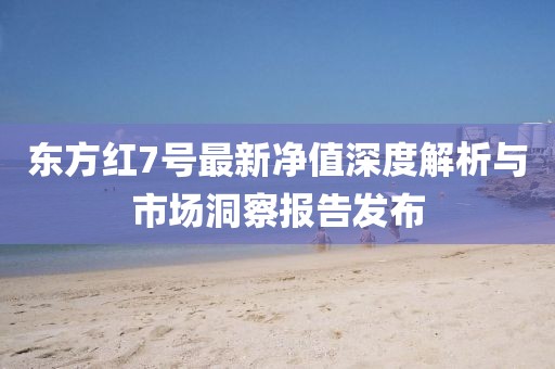 東方紅7號最新凈值深度解析與市場洞察報告發(fā)布