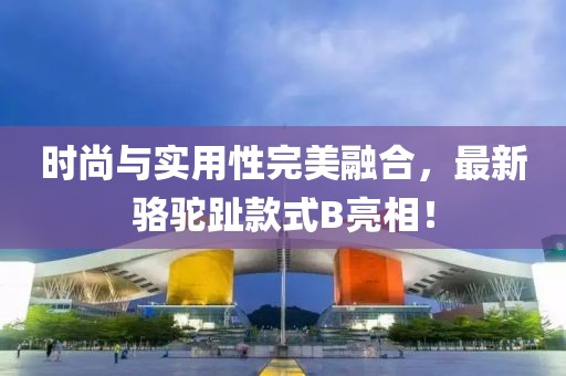 時(shí)尚與實(shí)用性完美融合，最新駱駝趾款式B亮相！