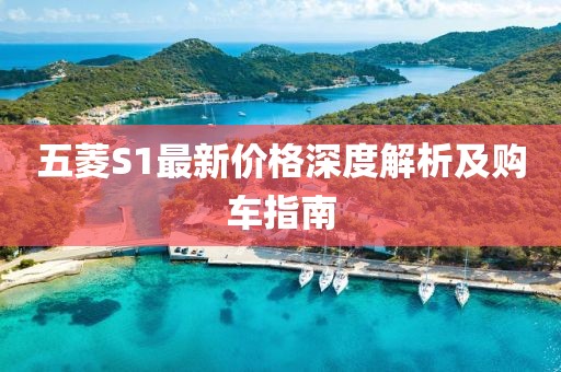 五菱S1最新價(jià)格深度解析及購車指南