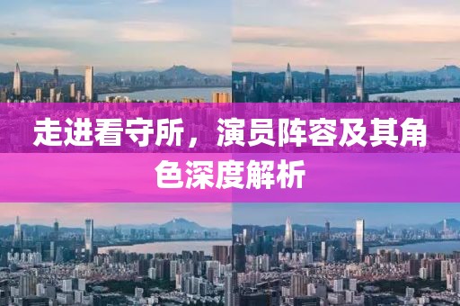 走進(jìn)看守所，演員陣容及其角色深度解析