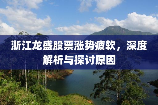 浙江龍盛股票漲勢(shì)疲軟，深度解析與探討原因