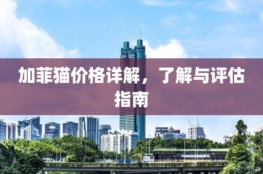 加菲貓價(jià)格詳解，了解與評(píng)估指南