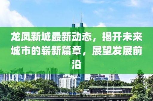 龍鳳新城最新動態(tài)，揭開未來城市的嶄新篇章，展望發(fā)展前沿