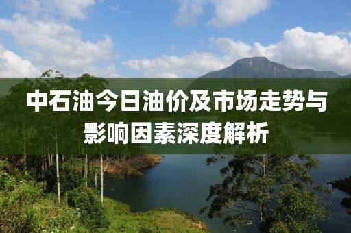 中石油今日油價及市場走勢與影響因素深度解析
