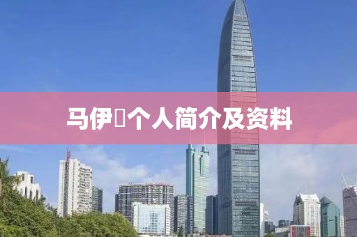 馬伊琍個(gè)人簡介及資料