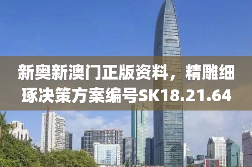 新奧新澳門正版資料，精雕細(xì)琢決策方案編號(hào)SK18.21.64