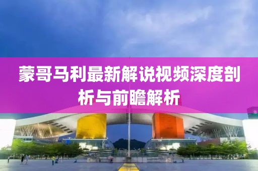 蒙哥馬利最新解說視頻深度剖析與前瞻解析