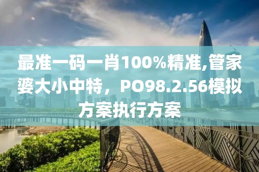 最準一碼一肖100%精準,管家婆大小中特，PO98.2.56模擬方案執(zhí)行方案