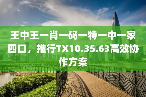 王中王一肖一碼一特一中一家四口，推行TX10.35.63高效協(xié)作方案