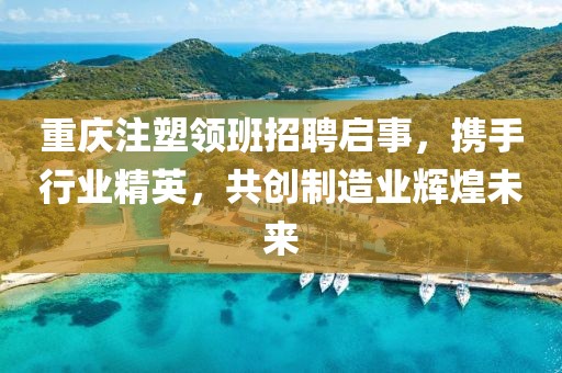 重慶注塑領(lǐng)班招聘啟事，攜手行業(yè)精英，共創(chuàng)制造業(yè)輝煌未來