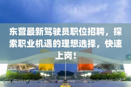 東營(yíng)最新駕駛員職位招聘，探索職業(yè)機(jī)遇的理想選擇，快速上崗！