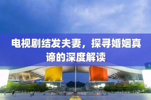 電視劇結(jié)發(fā)夫妻，探尋婚姻真諦的深度解讀