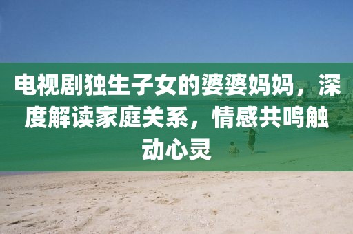 電視劇獨生子女的婆婆媽媽，深度解讀家庭關系，情感共鳴觸動心靈
