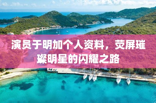 演員于明加個人資料，熒屏璀璨明星的閃耀之路
