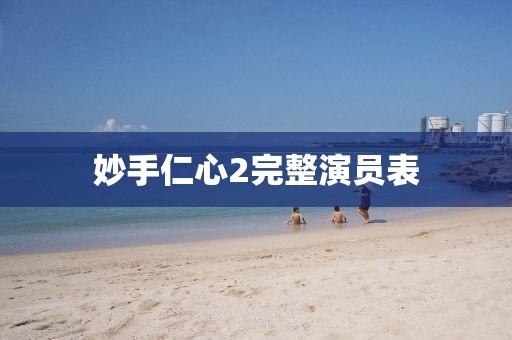 妙手仁心2完整演員表