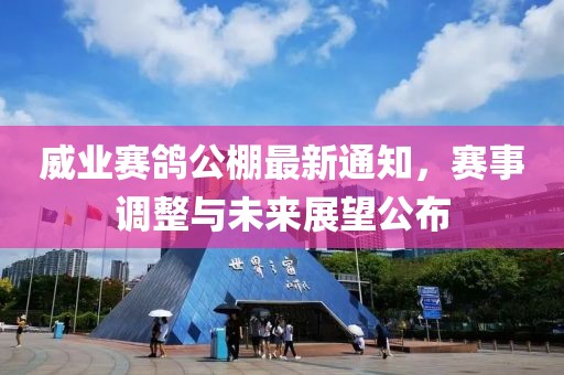 威業(yè)賽鴿公棚最新通知，賽事調(diào)整與未來(lái)展望公布