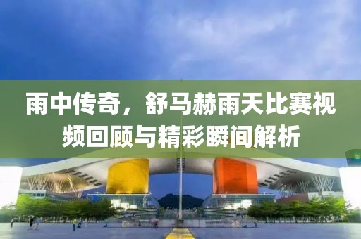 雨中傳奇，舒馬赫雨天比賽視頻回顧與精彩瞬間解析
