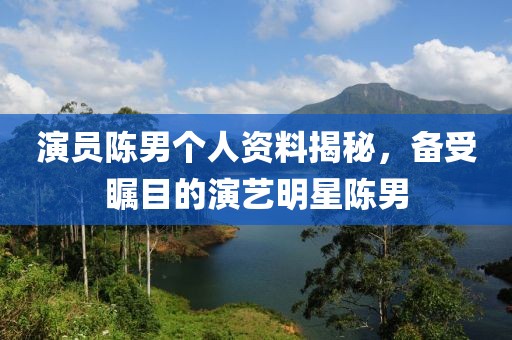 演員陳男個(gè)人資料揭秘，備受矚目的演藝明星陳男