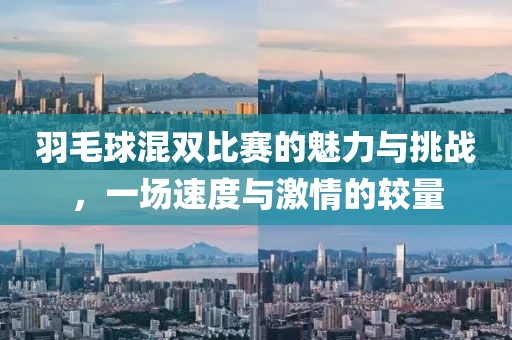 羽毛球混雙比賽的魅力與挑戰(zhàn)，一場速度與激情的較量