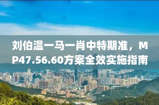 劉伯溫一馬一肖中特期準，MP47.56.60方案全效實施指南