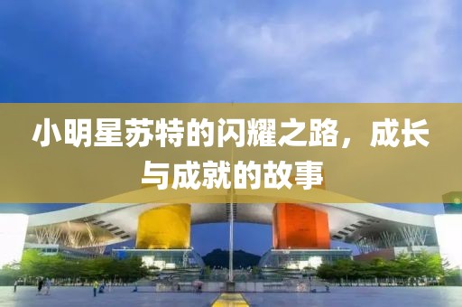 小明星蘇特的閃耀之路，成長(zhǎng)與成就的故事
