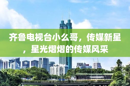 齊魯電視臺小么哥，傳媒新星，星光熠熠的傳媒風采