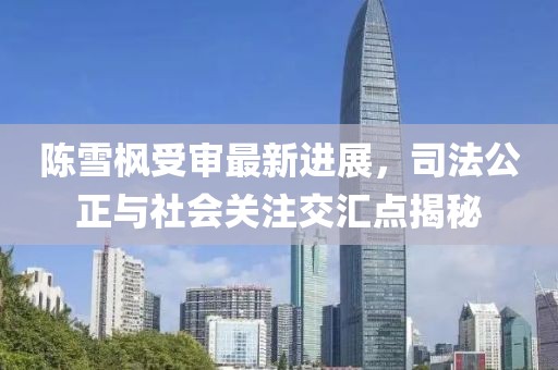 陳雪楓受審最新進展，司法公正與社會關注交匯點揭秘
