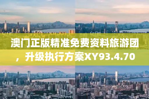 澳門正版精準(zhǔn)免費資料旅游團(tuán)，升級執(zhí)行方案XY93.4.70