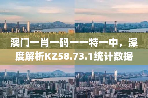 澳門一肖一碼一一特一中，深度解析KZ58.73.1統(tǒng)計數(shù)據(jù)