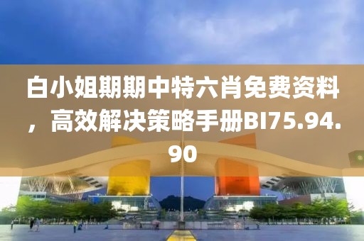 白小姐期期中特六肖免費(fèi)資料，高效解決策略手冊(cè)BI75.94.90