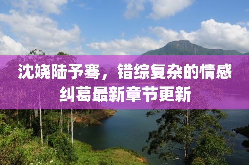 沈嬈陸予騫，錯(cuò)綜復(fù)雜的情感糾葛最新章節(jié)更新