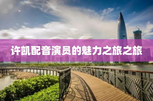 許凱配音演員的魅力之旅之旅