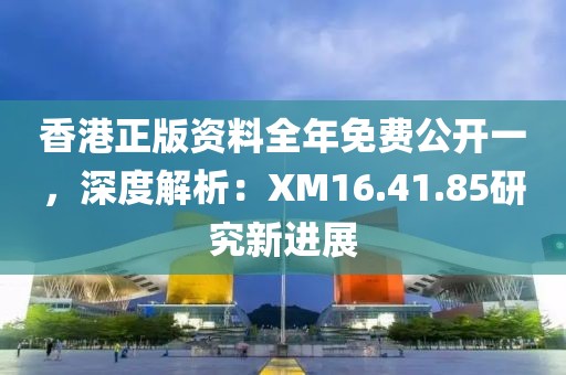 香港正版資料全年免費(fèi)公開一，深度解析：XM16.41.85研究新進(jìn)展