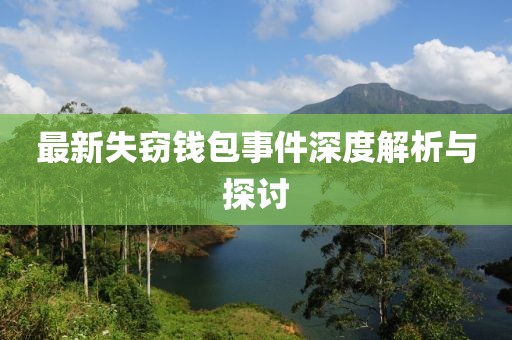 最新失竊錢包事件深度解析與探討