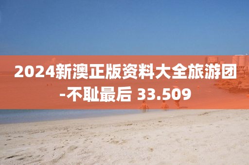 2024新澳正版資料大全旅游團-不恥最后 33.509