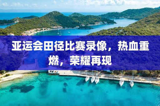 亞運(yùn)會(huì)田徑比賽錄像，熱血重燃，榮耀再現(xiàn)