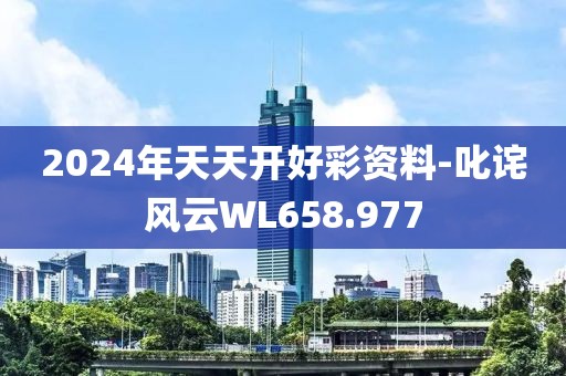 2024年天天開好彩資料-叱詫風(fēng)云WL658.977